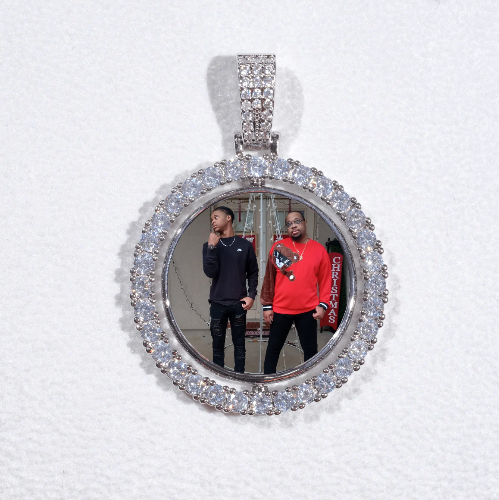 3D Spinning 2-Faced Custom Picture Pendant