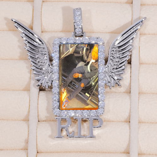 RIP WING 3D CUSTOM PICTURE PENDANT