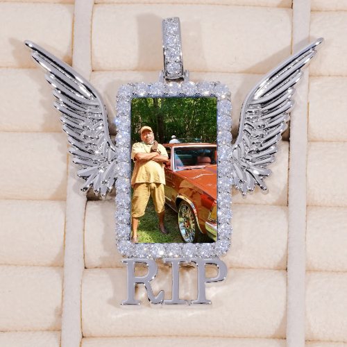 RIP WING 3D CUSTOM PICTURE PENDANT