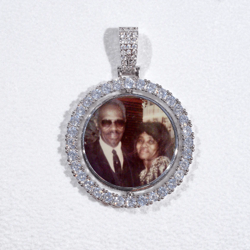 3D Spinning 2-Faced Custom Picture Pendant