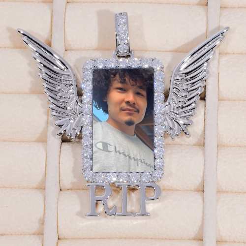RIP WING 3D CUSTOM PICTURE PENDANT