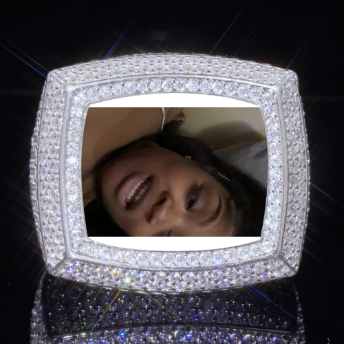 3D CUSTOM PICTURE ICED RING