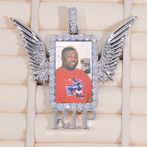 RIP WING 3D CUSTOM PICTURE PENDANT