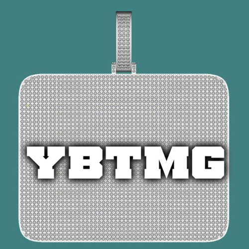 CUSTOM LETTER NECKLACE 3D BIG SQUARE