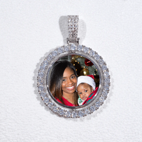 3D Spinning 2-Faced Custom Picture Pendant