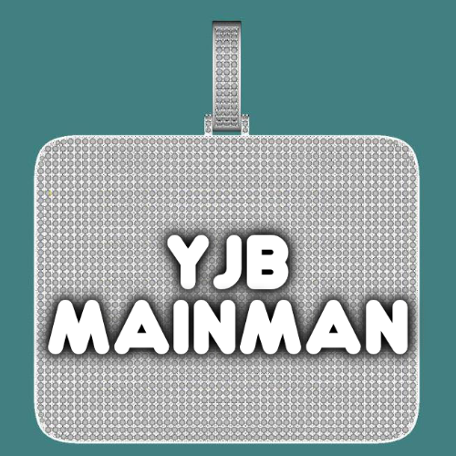 CUSTOM LETTER NECKLACE 3D BIG SQUARE