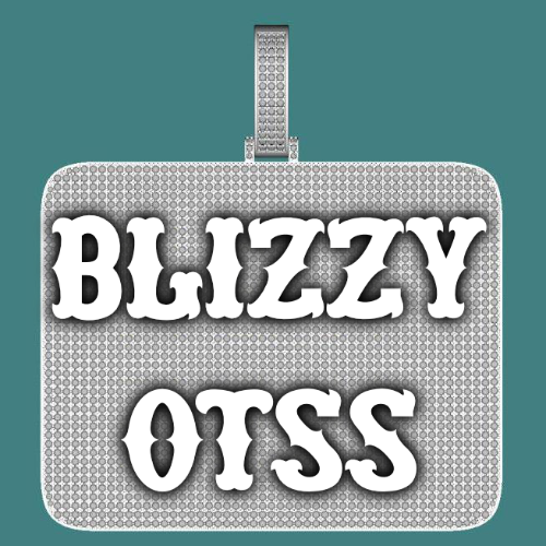 CUSTOM LETTER NECKLACE 3D BIG SQUARE