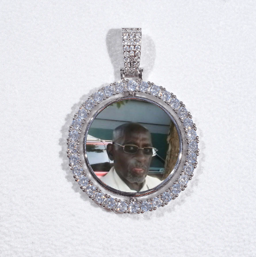 3D Spinning 2-Faced Custom Picture Pendant