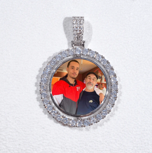 3D Spinning 2-Faced Custom Picture Pendant