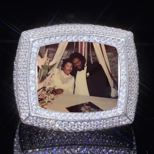 3D CUSTOM PICTURE ICED RING