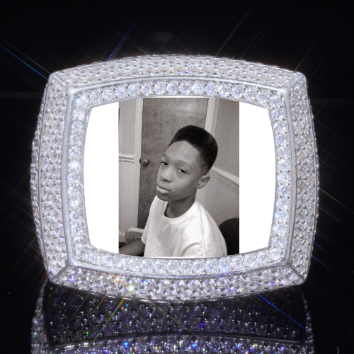 3D CUSTOM PICTURE ICED RING
