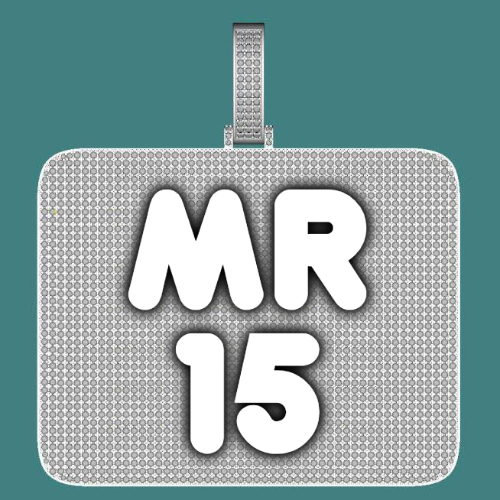 CUSTOM LETTER NECKLACE 3D BIG SQUARE