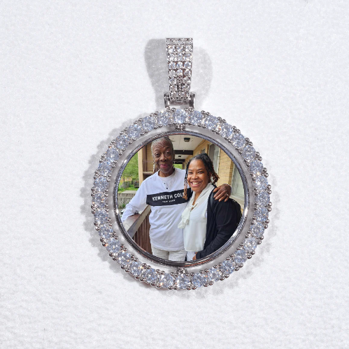 3D Spinning 2-Faced Custom Picture Pendant