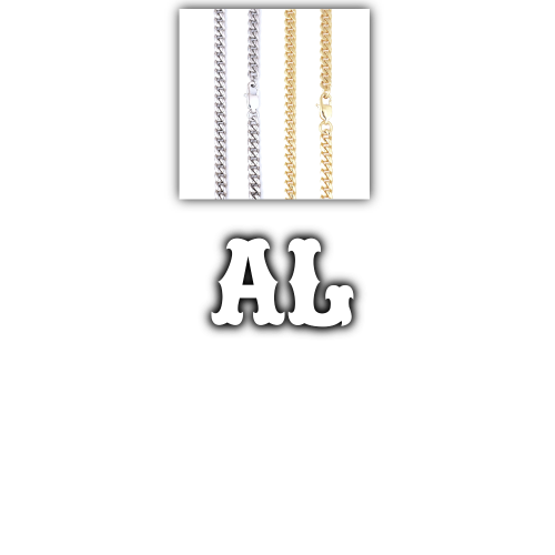 Custom Letters Freibeuter Font Necklace