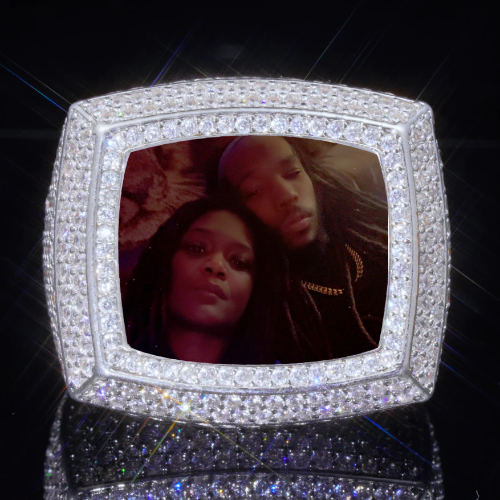 3D CUSTOM PICTURE ICED RING
