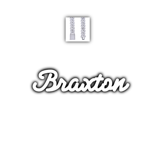 Script Custom Letter Necklace
