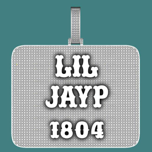 CUSTOM LETTER NECKLACE 3D BIG SQUARE