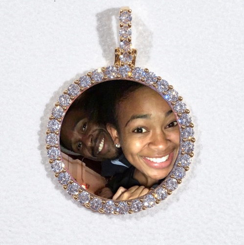 3D CIRCLE CUSTOM PICTURE PENDANT SMALL SIZE