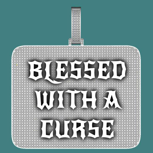 CUSTOM LETTER NECKLACE 3D BIG SQUARE
