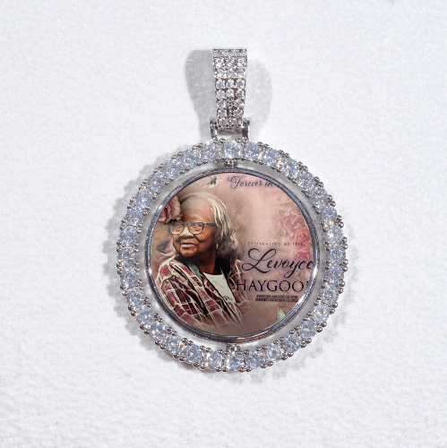 3D Spinning 2-Faced Custom Picture Pendant