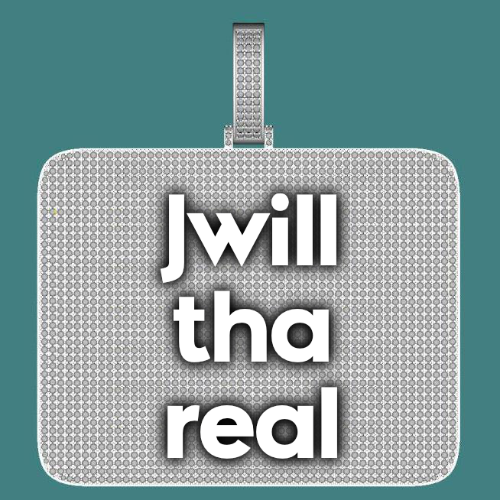 CUSTOM LETTER NECKLACE 3D BIG SQUARE