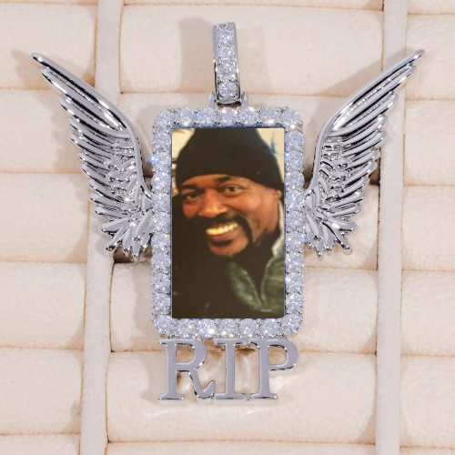 RIP WING 3D CUSTOM PICTURE PENDANT