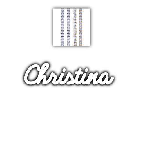 Script Custom Letter Necklace