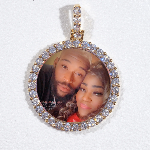 3D CIRCLE CUSTOM PICTURE PENDANT SMALL SIZE