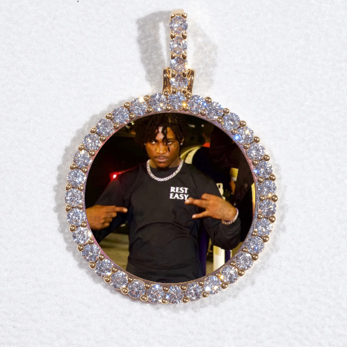 3D CIRCLE CUSTOM PICTURE PENDANT SMALL SIZE