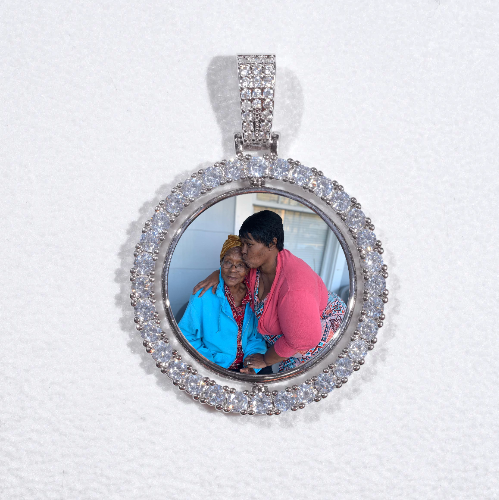 3D Spinning 2-Faced Custom Picture Pendant