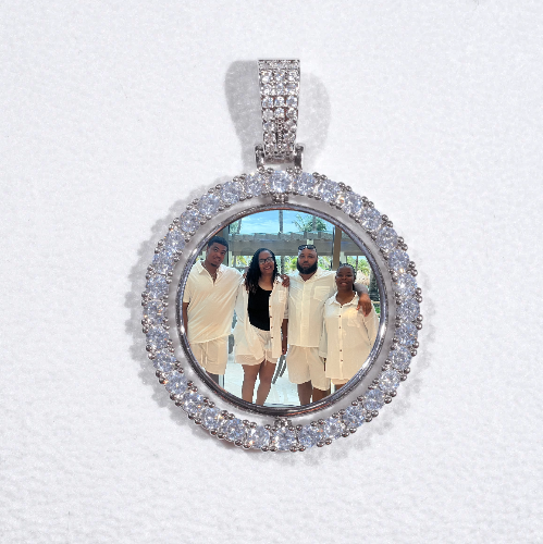 3D Spinning 2-Faced Custom Picture Pendant