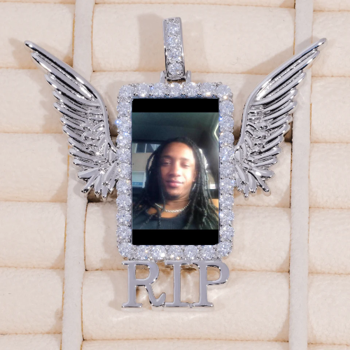 RIP WING 3D CUSTOM PICTURE PENDANT