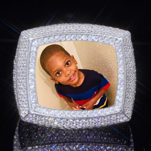 3D CUSTOM PICTURE ICED RING