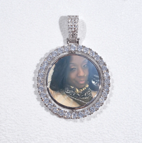 3D Spinning 2-Faced Custom Picture Pendant