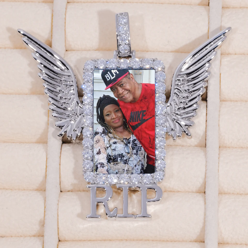 RIP WING 3D CUSTOM PICTURE PENDANT