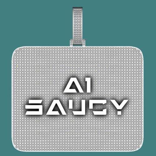 CUSTOM LETTER NECKLACE 3D BIG SQUARE