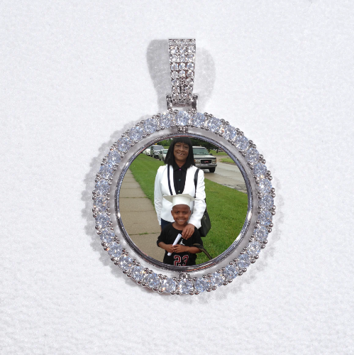 3D Spinning 2-Faced Custom Picture Pendant