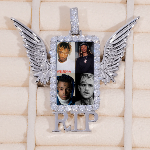 RIP WING 3D CUSTOM PICTURE PENDANT