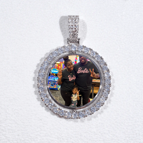 3D Spinning 2-Faced Custom Picture Pendant