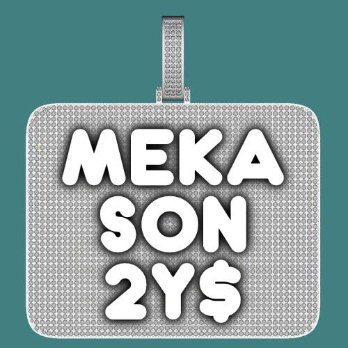 CUSTOM LETTER NECKLACE 3D BIG SQUARE