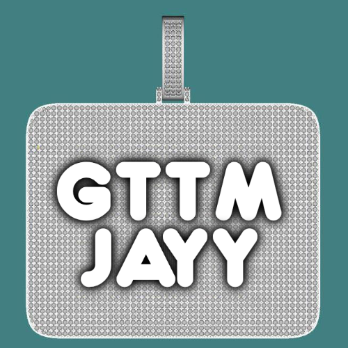 CUSTOM LETTER NECKLACE 3D BIG SQUARE