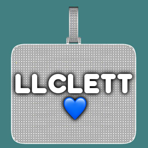 CUSTOM LETTER NECKLACE 3D BIG SQUARE