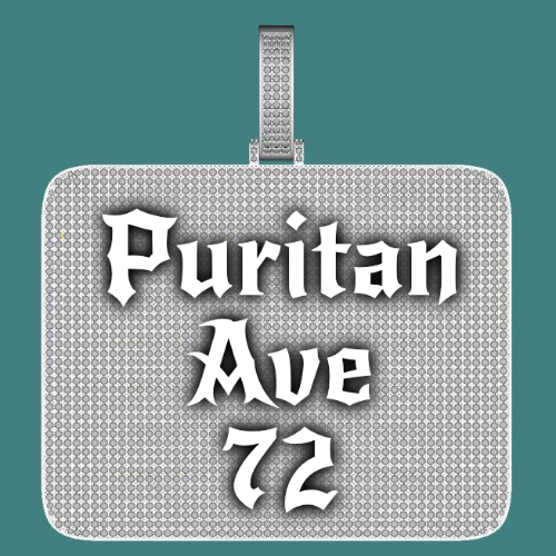 CUSTOM LETTER NECKLACE 3D BIG SQUARE