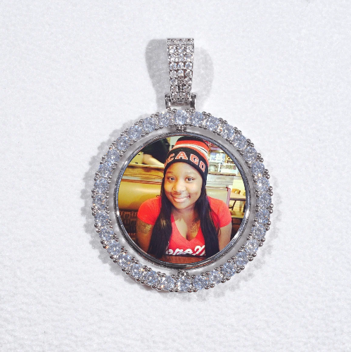 3D Spinning 2-Faced Custom Picture Pendant