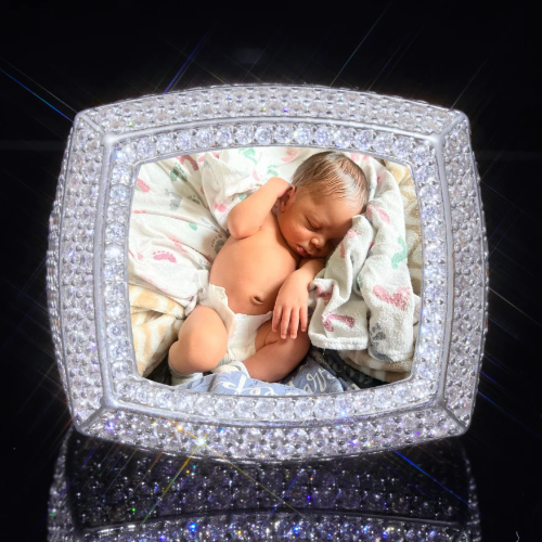 3D CUSTOM PICTURE ICED RING
