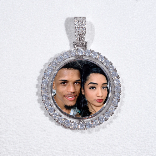 3D Spinning 2-Faced Custom Picture Pendant
