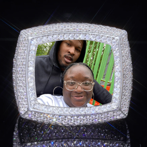 3D CUSTOM PICTURE ICED RING