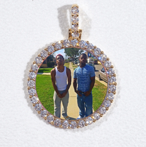 3D CIRCLE CUSTOM PICTURE PENDANT SMALL SIZE