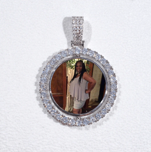3D Spinning 2-Faced Custom Picture Pendant