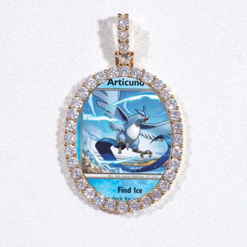 3D Oval Custom Picture Pendant
